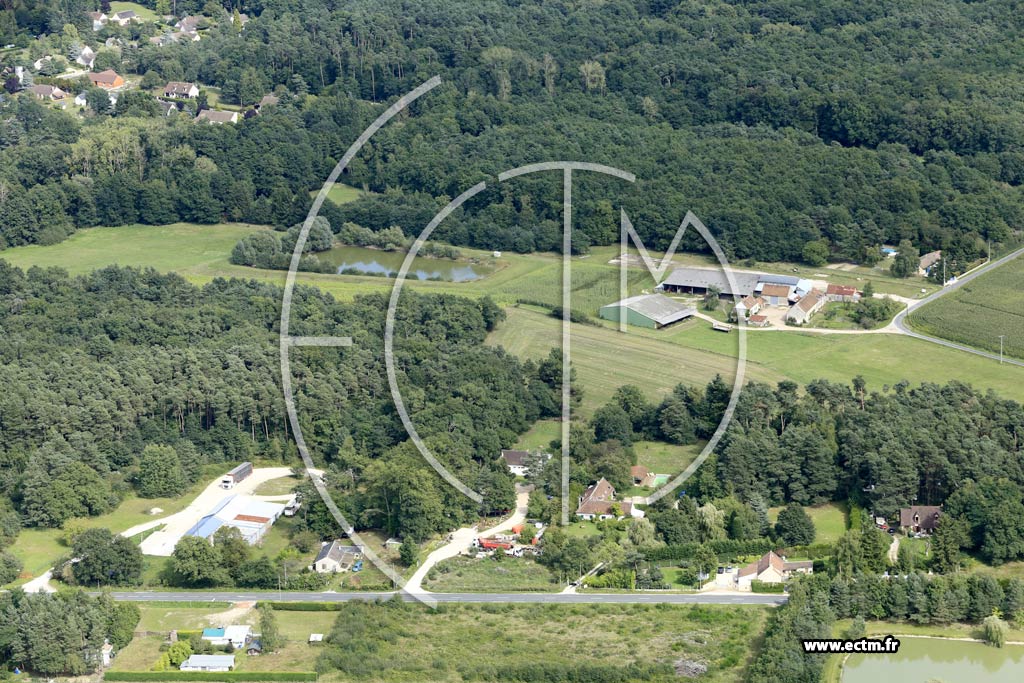 Photo arienne de Bray-en-Val (les Fosss - les Chneaux)