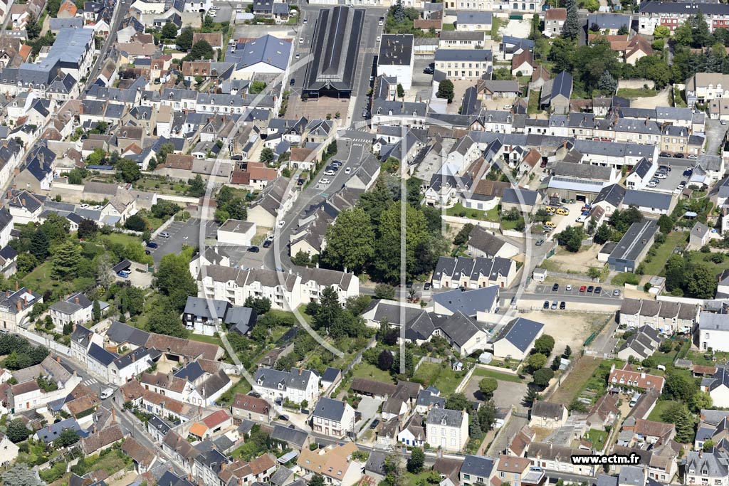 Photo arienne de Chteauneuf-sur-Loire (Centre)