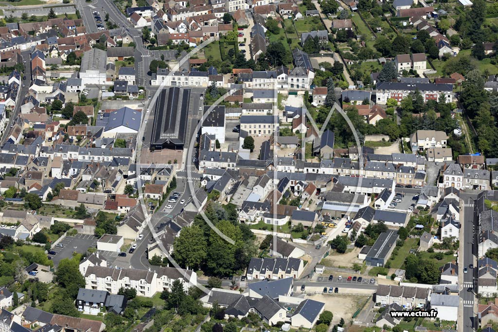 Photo arienne de Chteauneuf-sur-Loire (Centre)