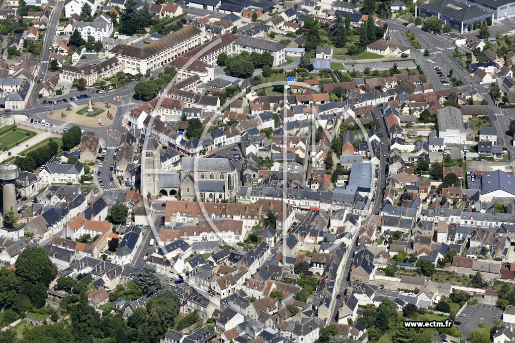 Photo arienne de Chteauneuf-sur-Loire (Centre)