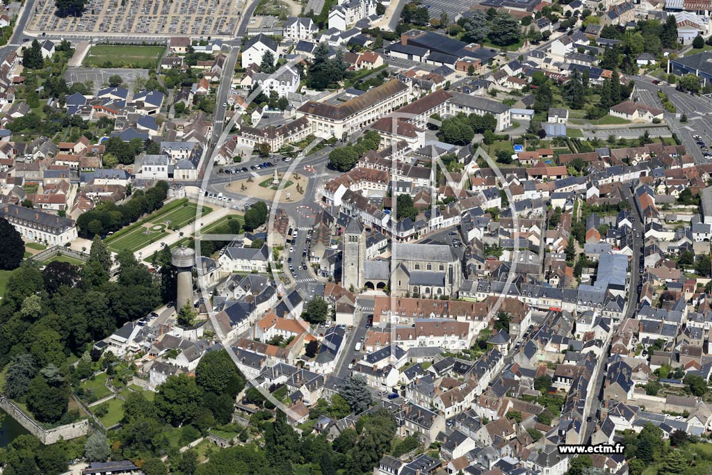 Photo arienne de Chteauneuf-sur-Loire (Centre)