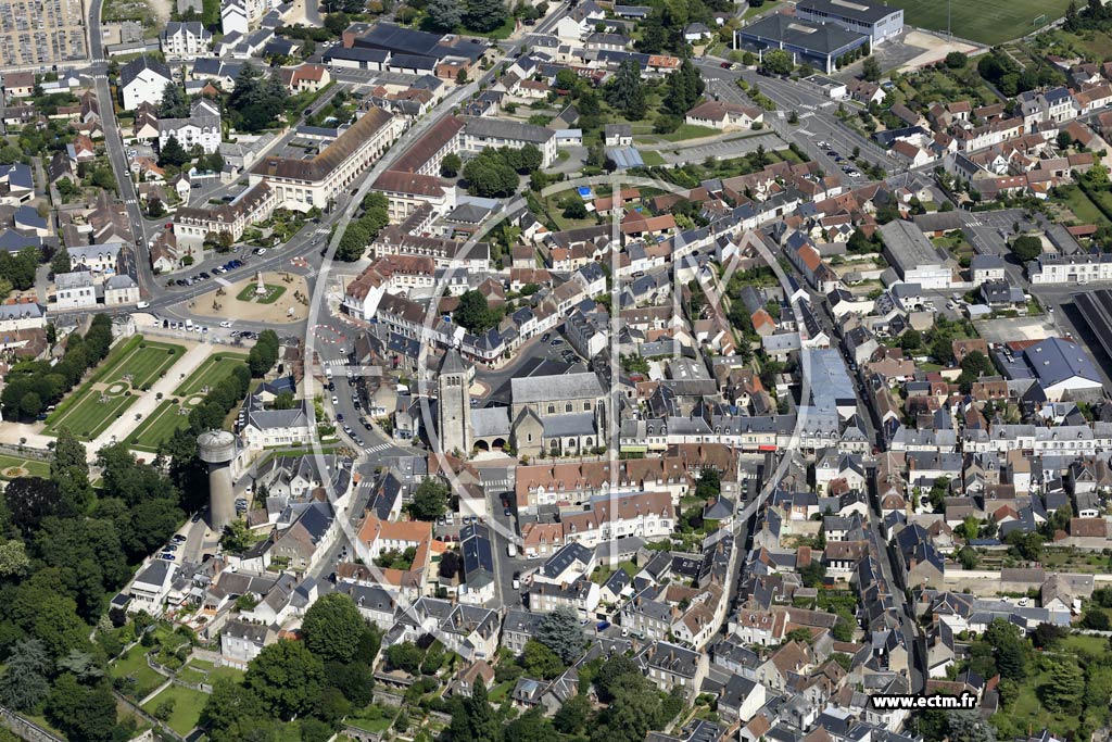 Photo arienne de Chteauneuf-sur-Loire (Centre)