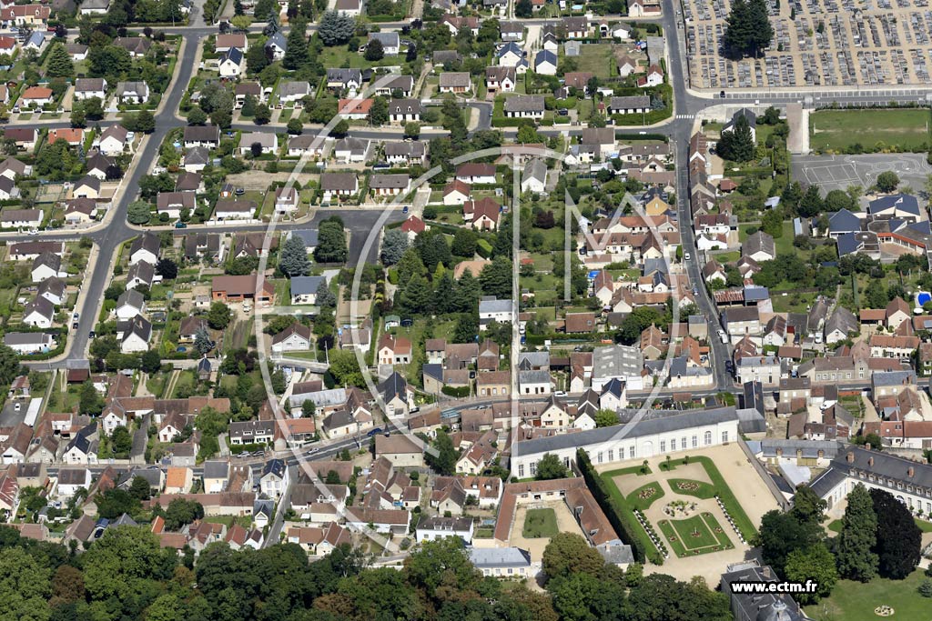 Photo arienne de Chteauneuf-sur-Loire (Centre)