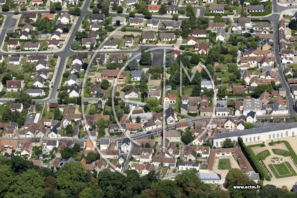 Photo arienne de Chteauneuf-sur-Loire (Centre)