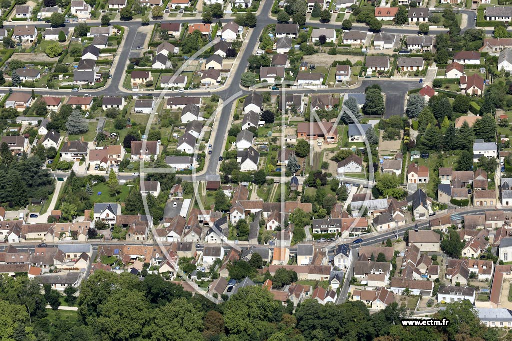 Photo arienne de Chteauneuf-sur-Loire (Centre)