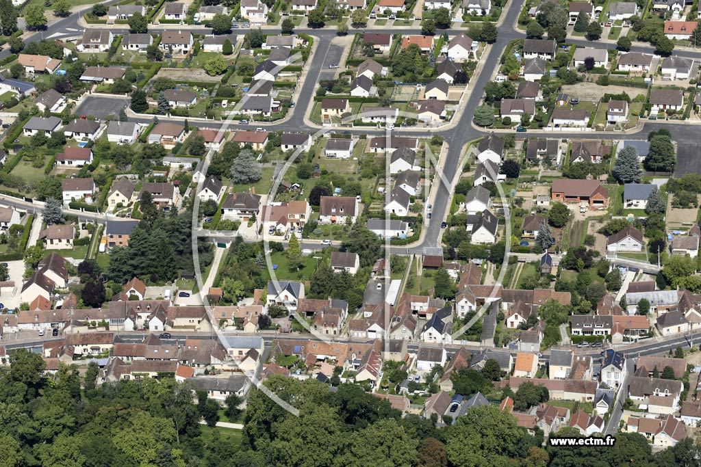 Photo arienne de Chteauneuf-sur-Loire (Centre)