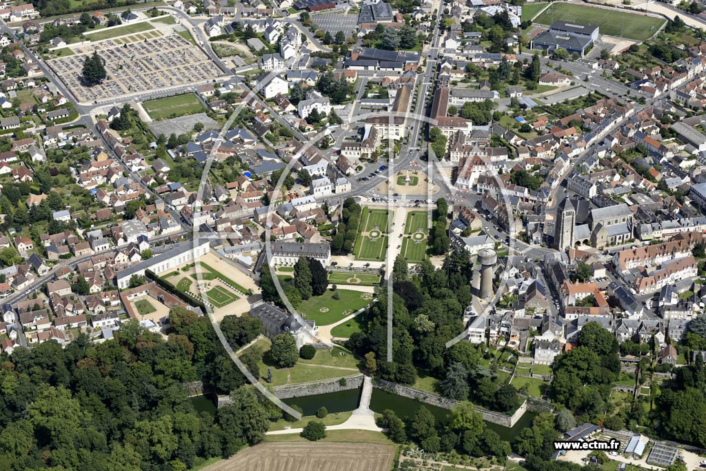 Photo arienne de Chteauneuf-sur-Loire (Centre)