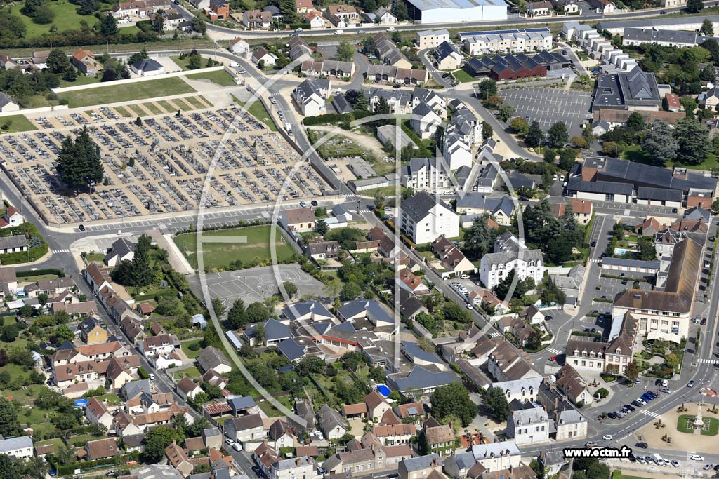 Photo arienne de Chteauneuf-sur-Loire (Centre)