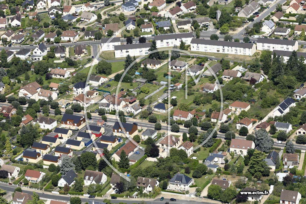 Photo arienne de Chteauneuf-sur-Loire (Est)