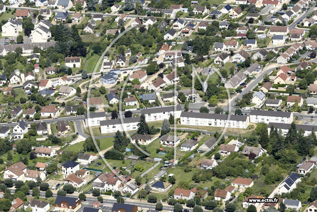 Photo arienne de Chteauneuf-sur-Loire (Est)