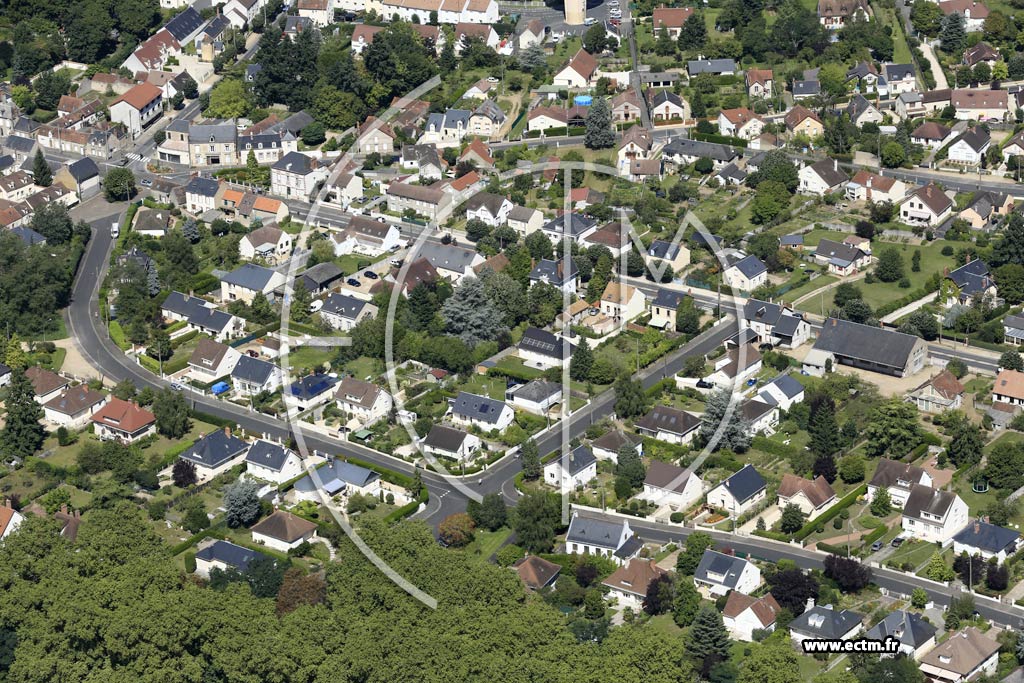 Photo arienne de Chteauneuf-sur-Loire (Est)