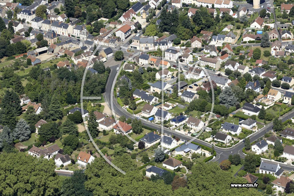 Photo arienne de Chteauneuf-sur-Loire (Est)