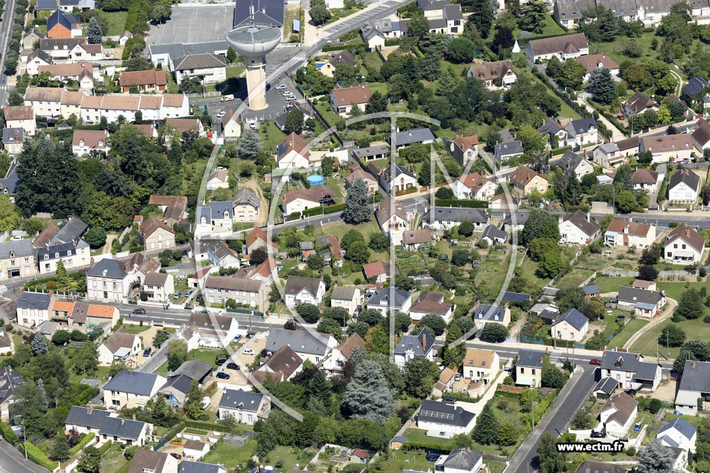 Photo arienne de Chteauneuf-sur-Loire (Est)