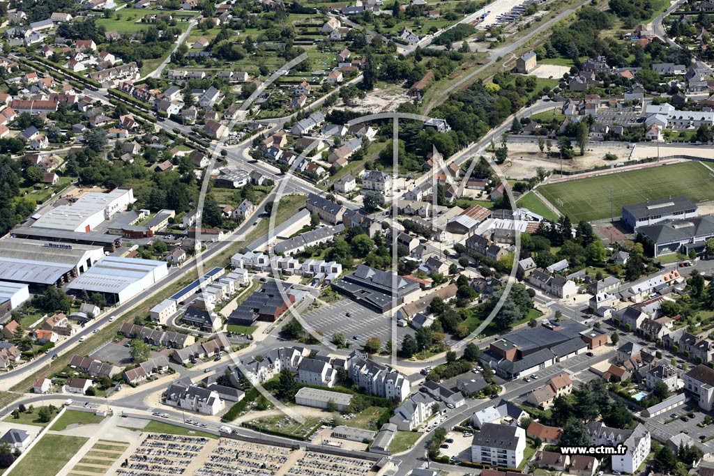 Photo arienne de Chteauneuf-sur-Loire (Nord)