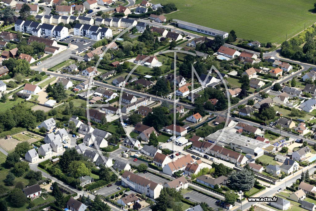 Photo arienne de Chteauneuf-sur-Loire (Nord)