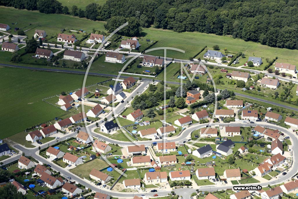 Photo arienne de Chteauneuf-sur-Loire (Nord)
