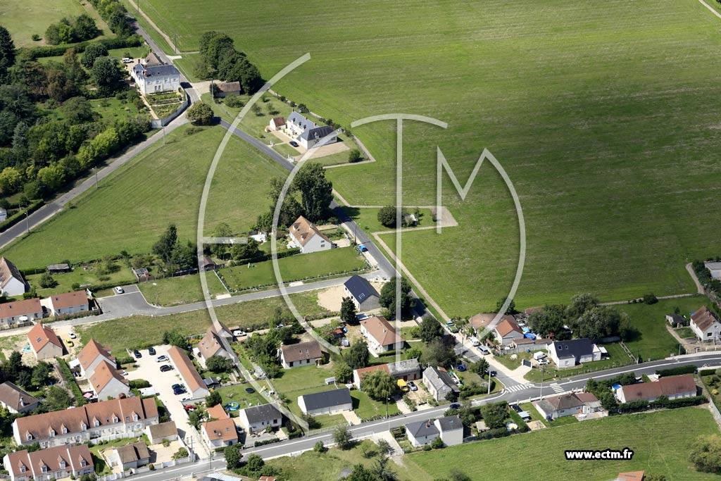 Photo arienne de Chteauneuf-sur-Loire (Nord)