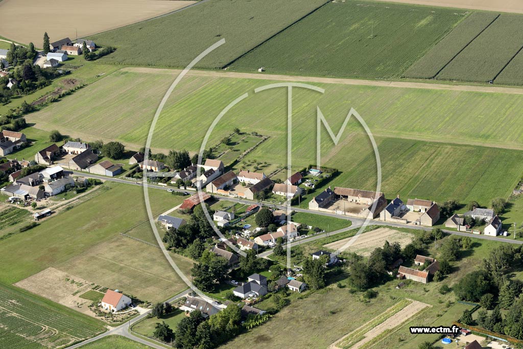 Photo arienne de Germigny-des-Prs (le Mesnil)