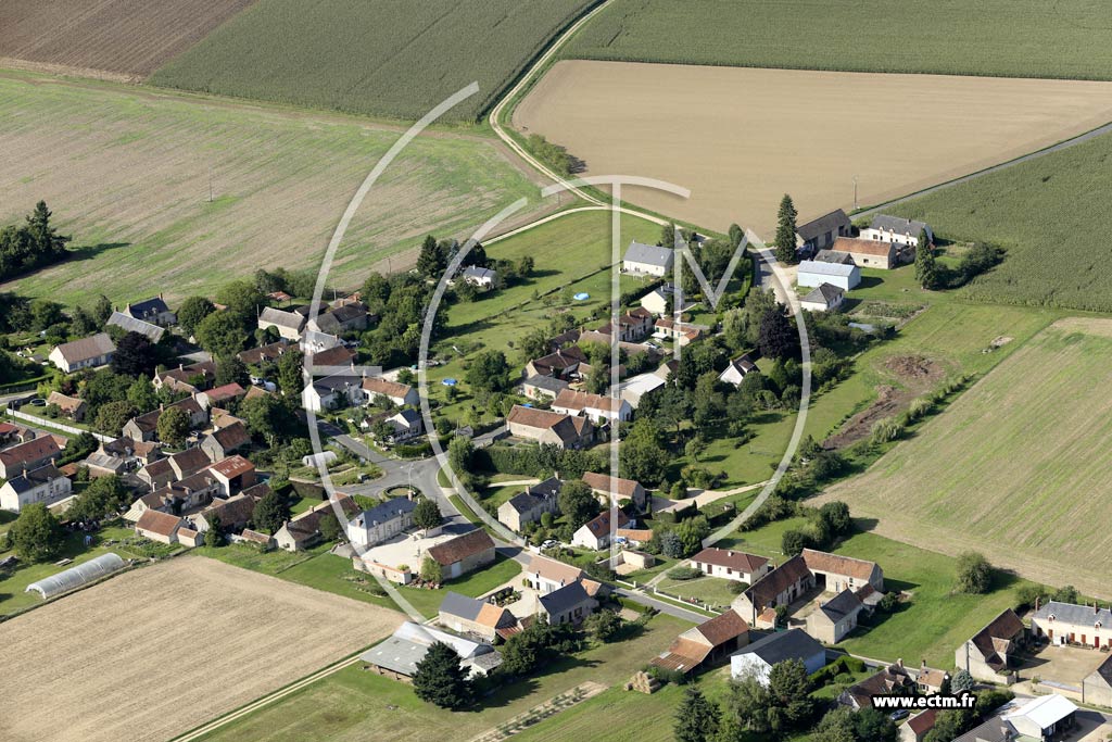 Photo arienne de Germigny-des-Prs (le Mesnil)