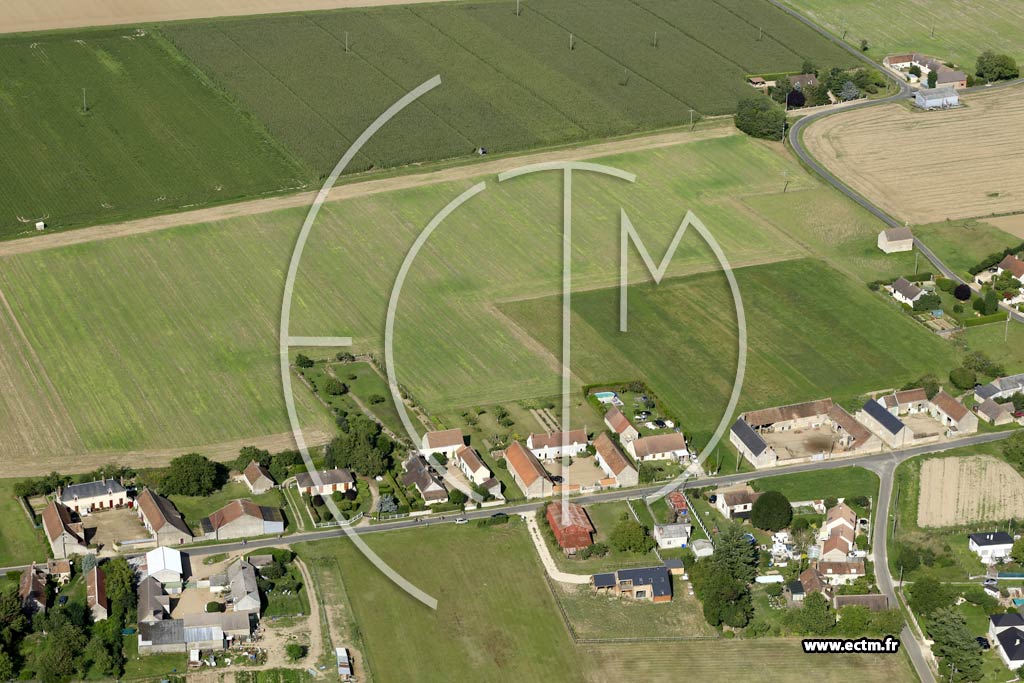 Photo arienne de Germigny-des-Prs (le Mesnil)