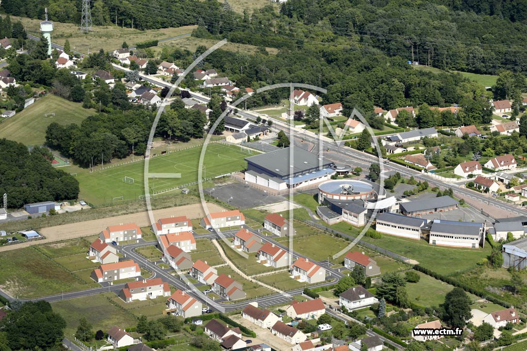 Photo arienne de Les Bordes