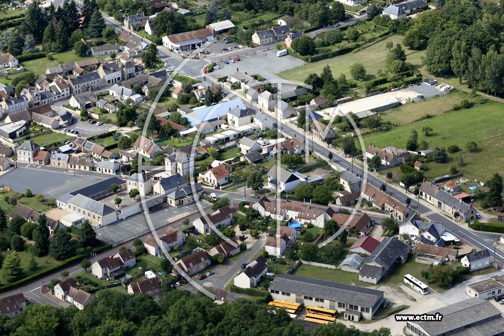 Photo arienne de Les Bordes