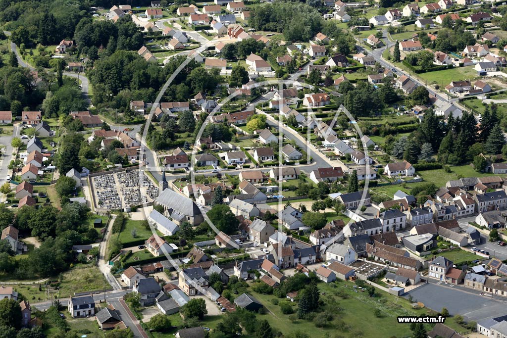 Photo arienne de Les Bordes