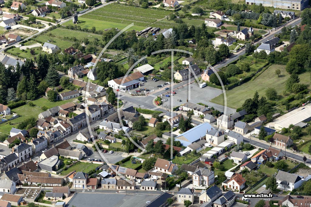 Photo arienne de Les Bordes