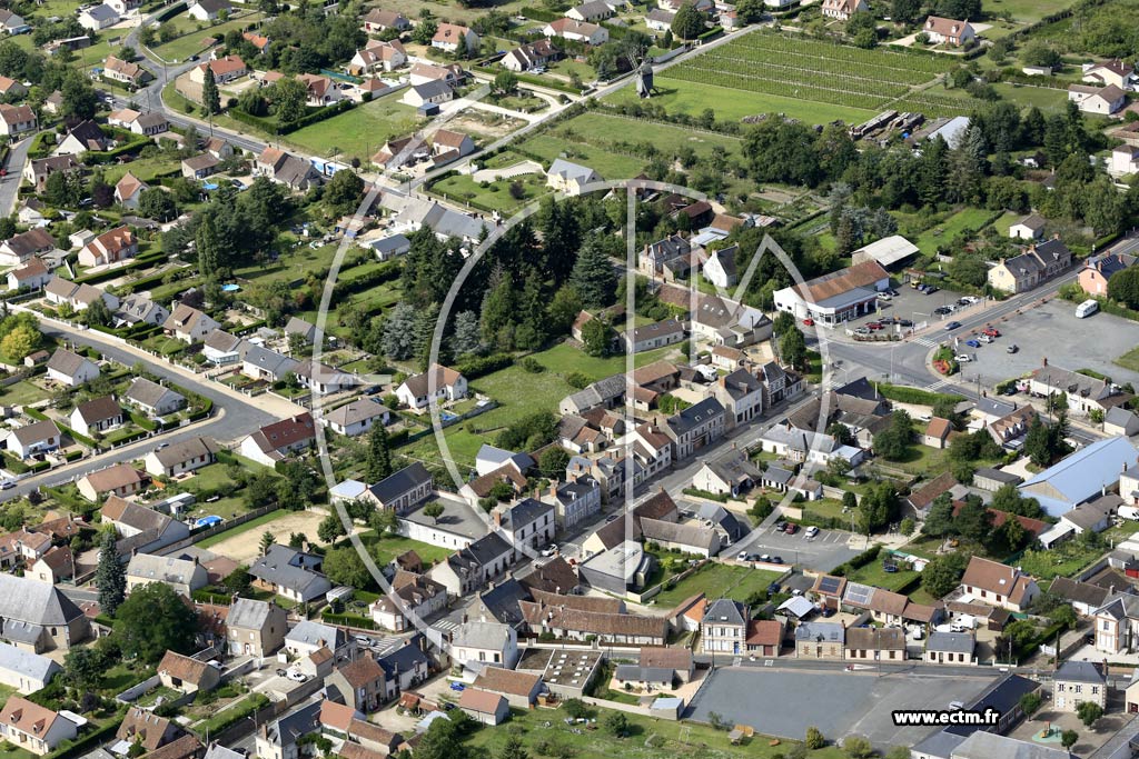 Photo arienne de Les Bordes