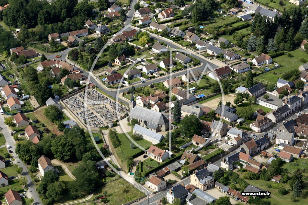 Photo arienne de Les Bordes