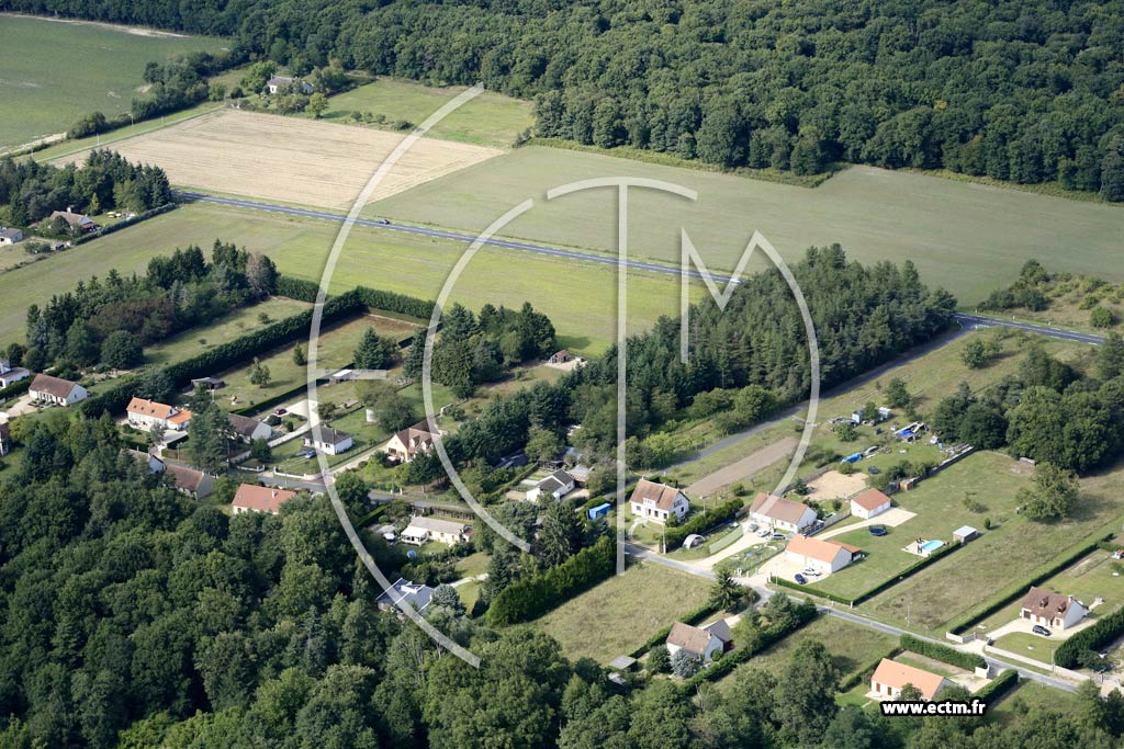 Photo arienne de Les Bordes (la Marchauderie)