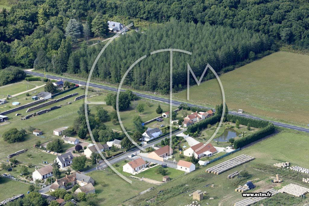 Photo arienne de Les Bordes (les Coteaux)