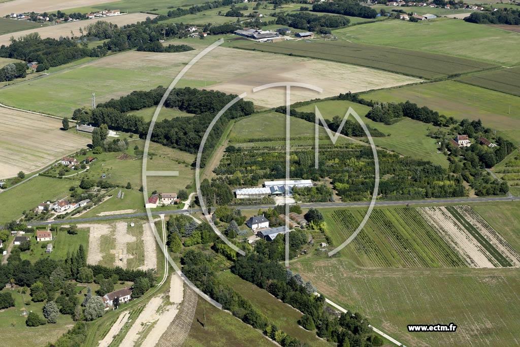 Photo arienne de Noyers (Mon Plaisir - Croix Bachou)