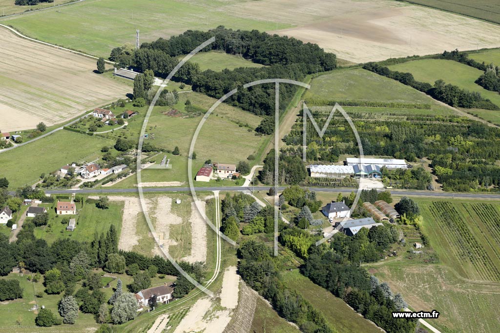 Photo arienne de Noyers (Mon Plaisir - Croix Bachou)
