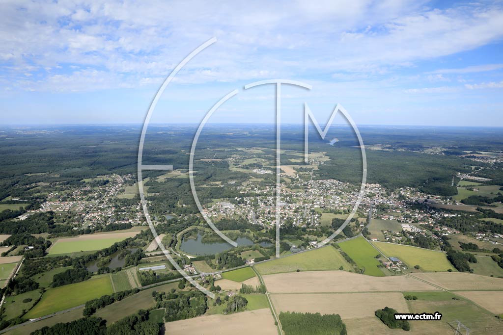 Photo arienne de Ouzouer-sur-Loire