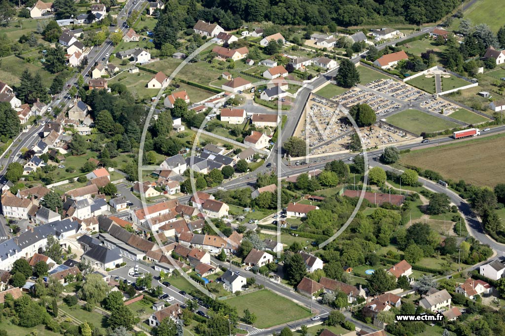 Photo arienne de Ouzouer-sur-Loire