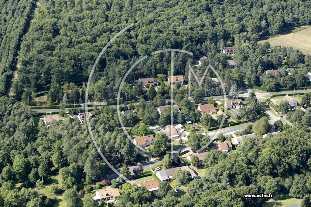 Photo arienne de Ouzouer-sur-Loire (Bois Quenouille)