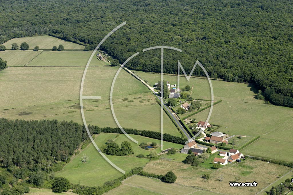 Photo arienne de Ouzouer-sur-Loire (les Brls - les Grelots)
