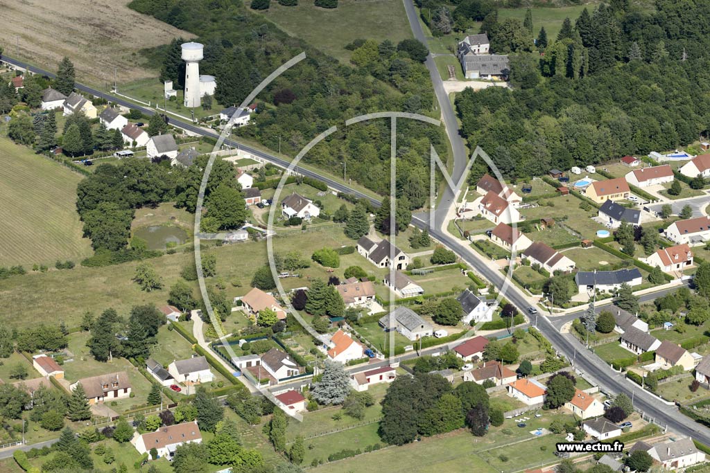 Photo arienne de Ouzouer-sur-Loire (Nord-Est)