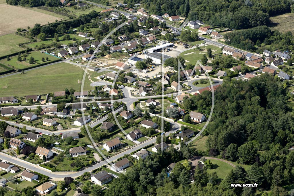 Photo arienne de Saint-Aignan-le-Jaillard