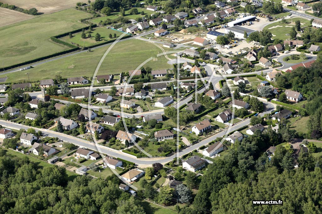 Photo arienne de Saint-Aignan-le-Jaillard