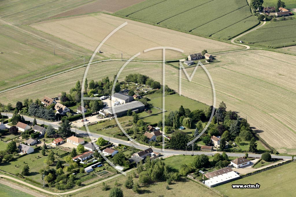 Photo arienne de Saint-Benot-sur-Loire