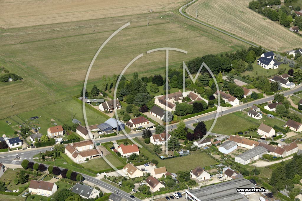 Photo arienne de Saint-Benot-sur-Loire