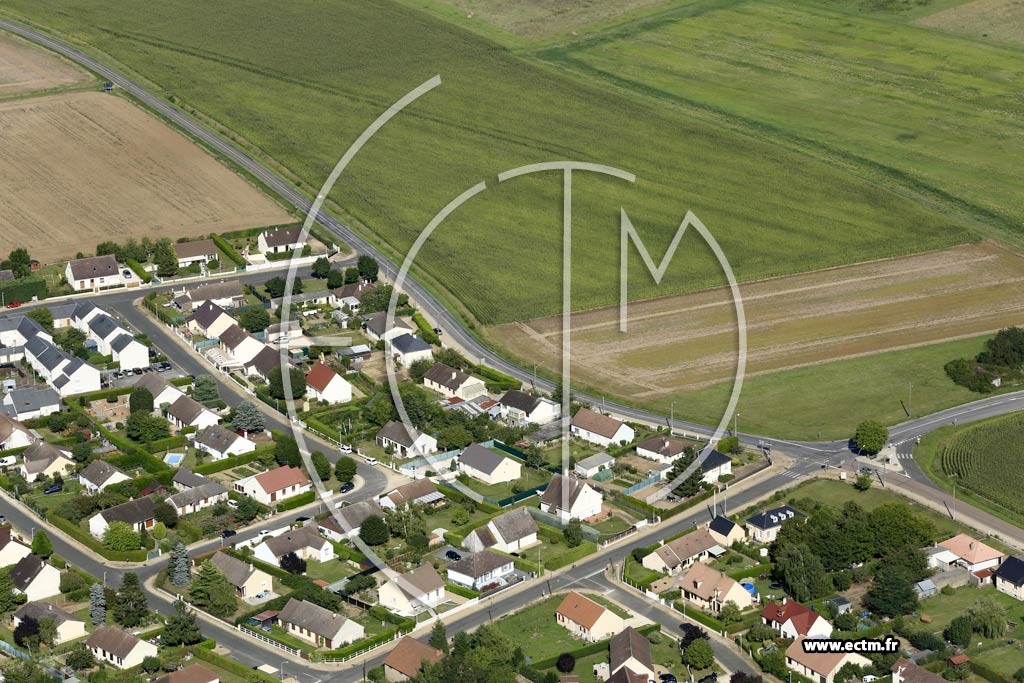 Photo arienne de Saint-Benot-sur-Loire