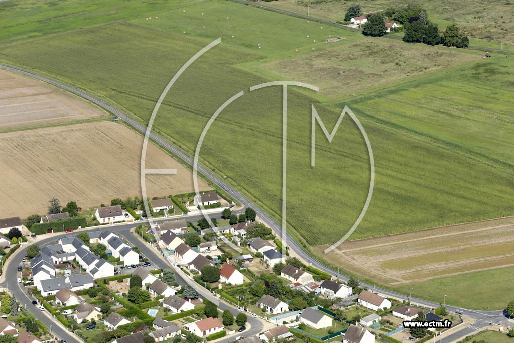 Photo arienne de Saint-Benot-sur-Loire