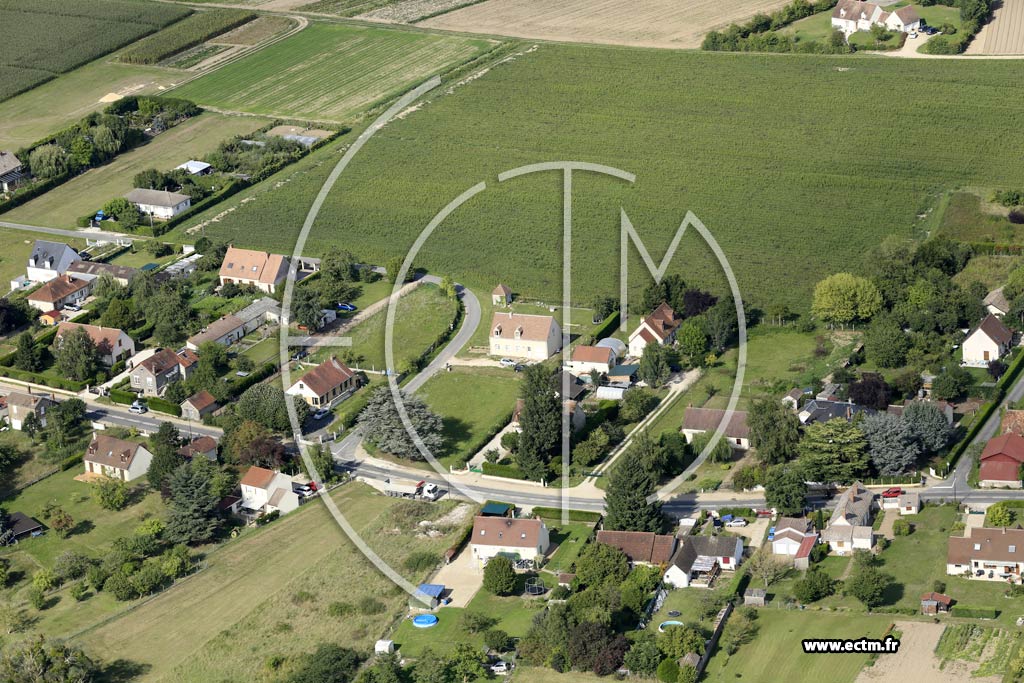 Photo arienne de Saint-Benot-sur-Loire