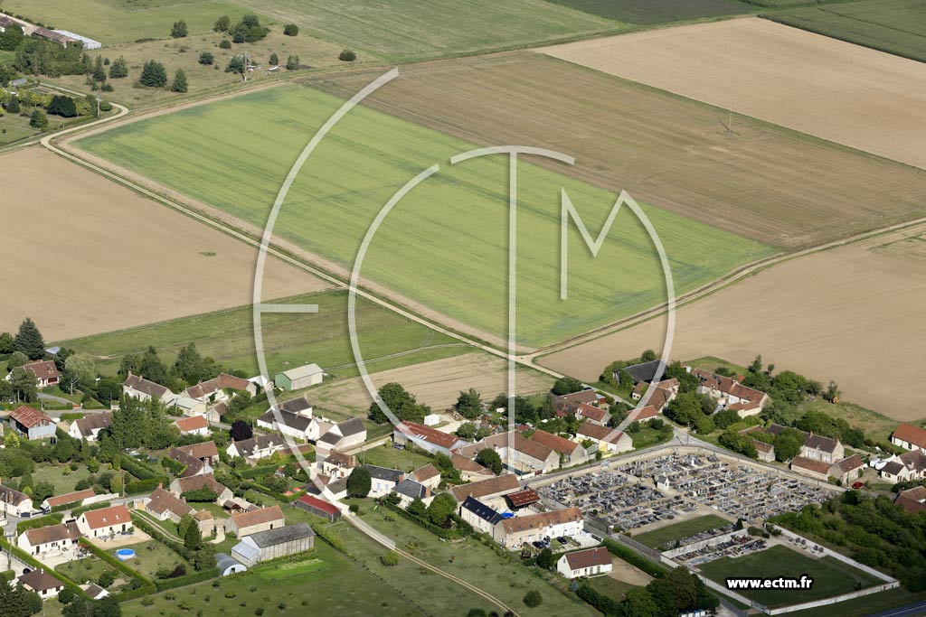 Photo arienne de Saint-Benot-sur-Loire