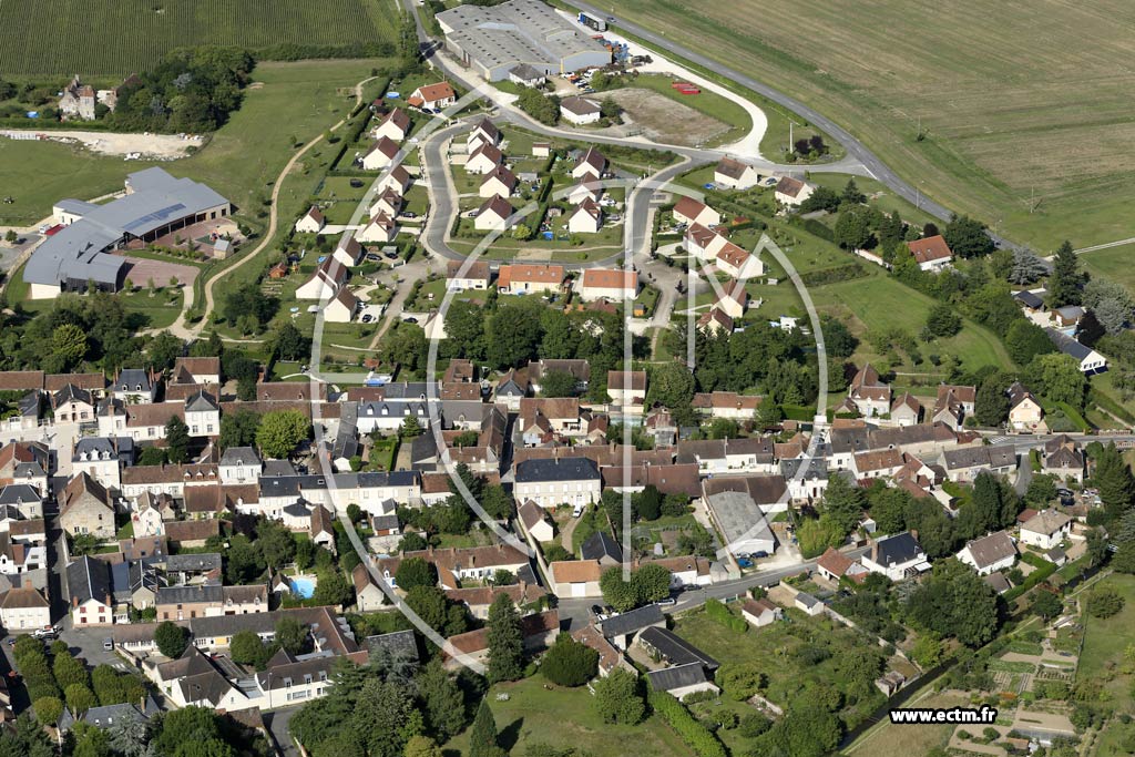 Photo arienne de Saint-Benot-sur-Loire (Centre)