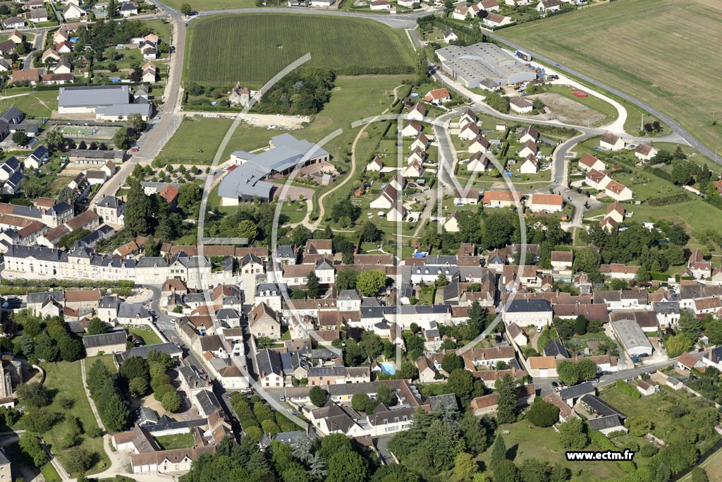 Photo arienne de Saint-Benot-sur-Loire (Centre)