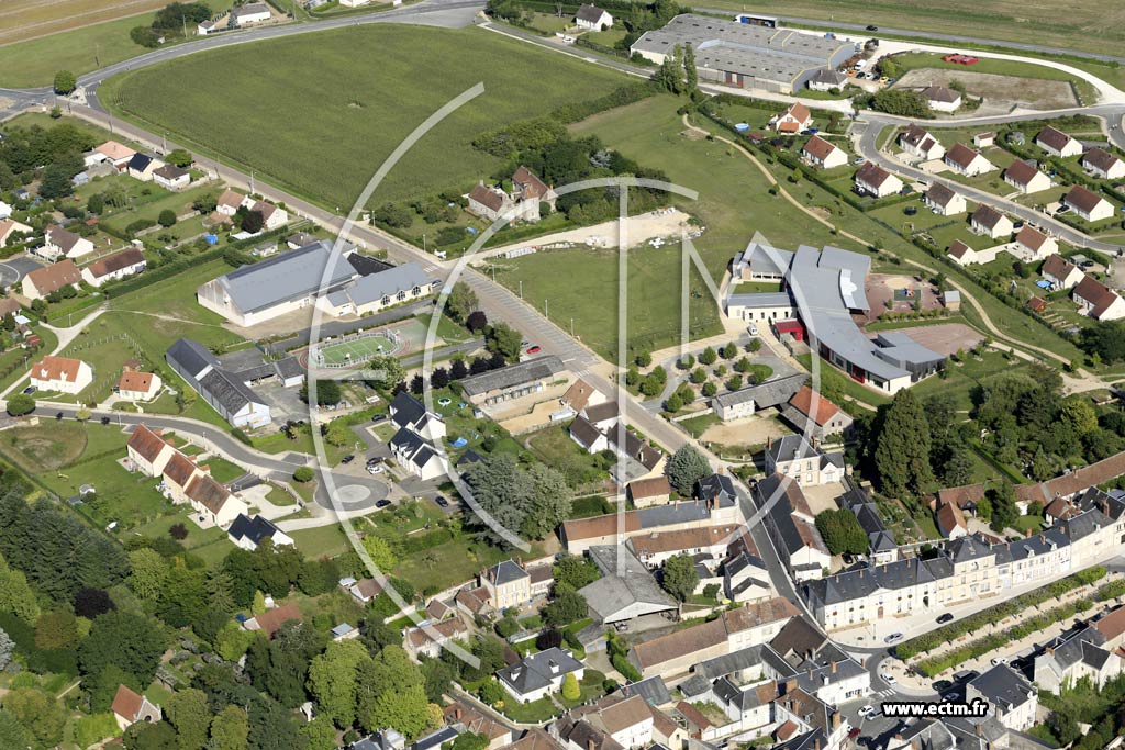 Photo arienne de Saint-Benot-sur-Loire (Centre)
